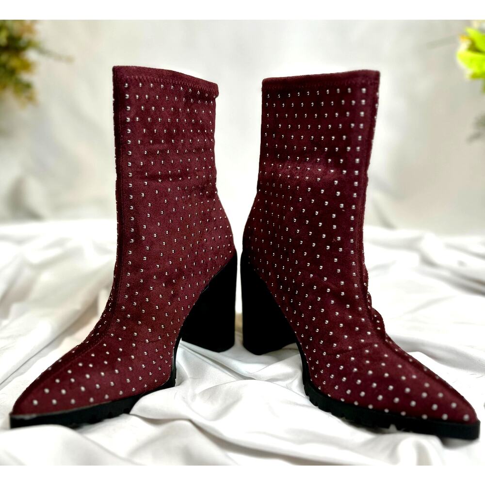 Charles by Charles David Studded Stretch Bootie Danielle 6.5 - Picture 10 of 15